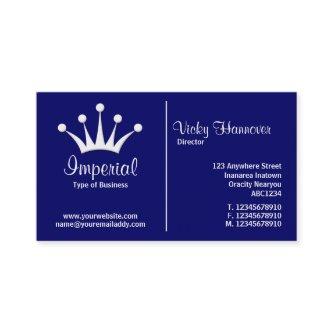 Middle Rule (Crown) - Dark Blue 000066 (Gold)