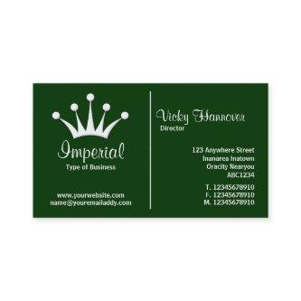 Middle Rule (Crown) - Dark Green 003300 (Gold)