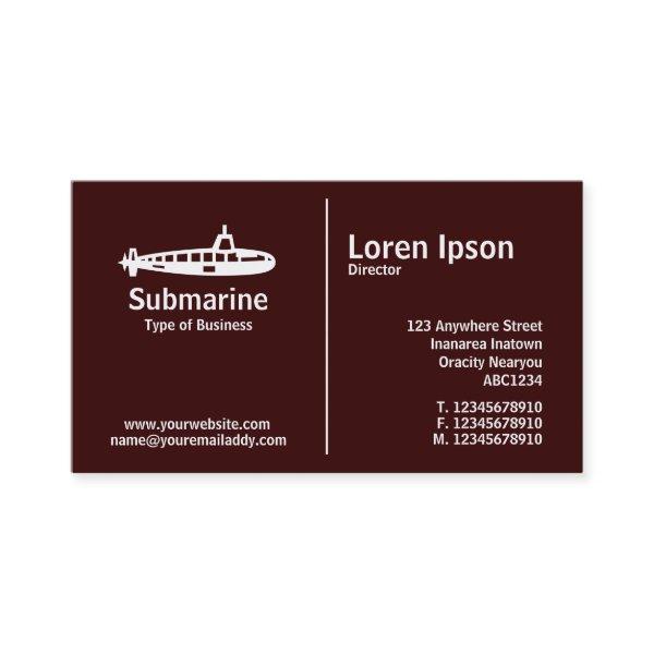 Middle Rule - Submarine - Dark Brown