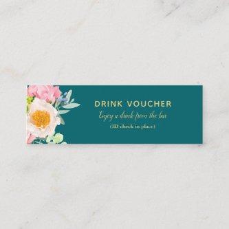 Midnight Green Drink Voucher Tickets for Bar