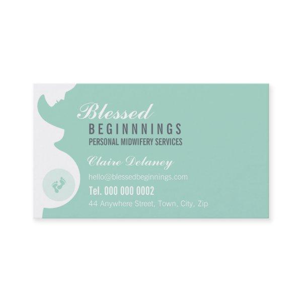 MIDWIFE  :: pregnant belly baby feet