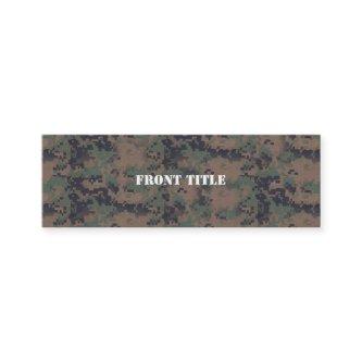 Military Digital Woodland Background Mini