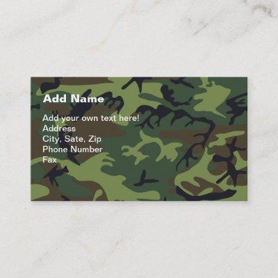 Military Green Camouflage