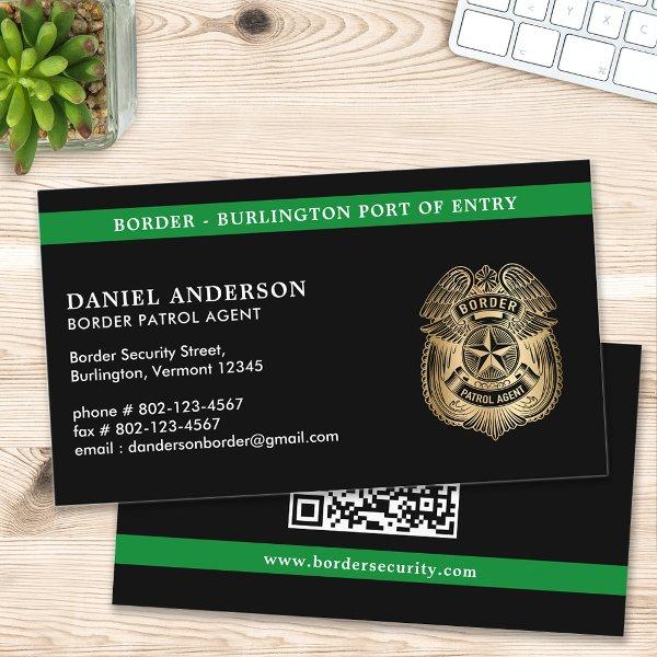 Military Police Border Patrol Agent Custom QR Code