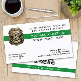 Military Police Border Patrol Conservation QR Code