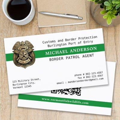 Military Police Border Patrol Conservation QR Code