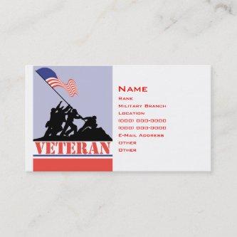 Military Veteran Calling Card