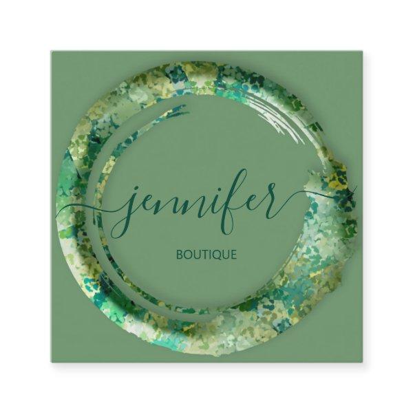 Mimetic Camouflage Abstract Fashion Woodland Square