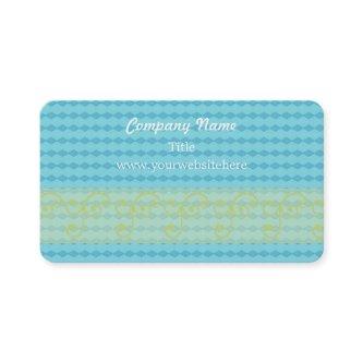 Mini Blue Diamond Pattern