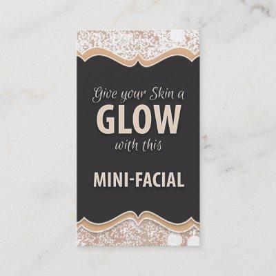 Mini-Facial Instruction Card - GLOW