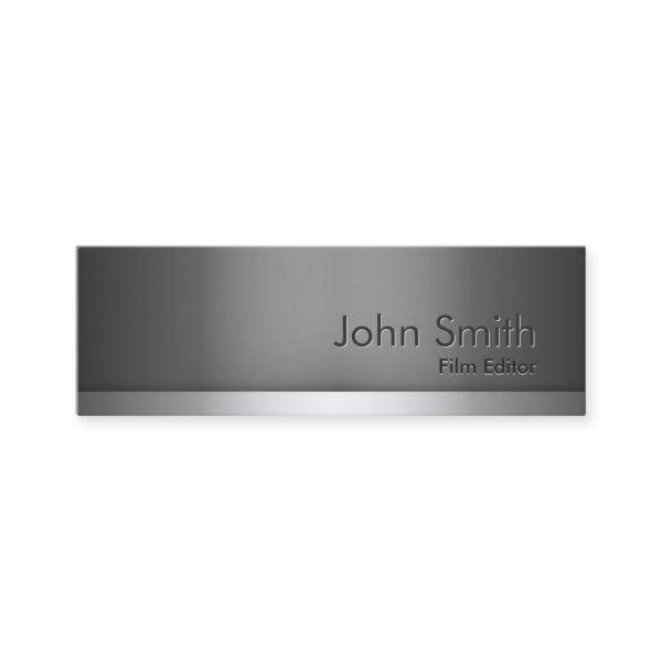 Mini Gray Metal Film Editor