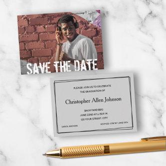 MINI Size 3.5" X 2.5" Photo Graduate Invitations