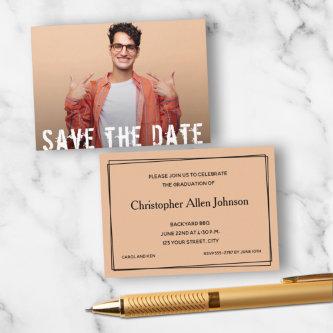 MINI Size 3.5" X 2.5" Photo Graduate Invitations