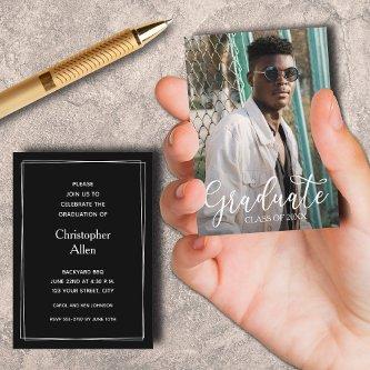 MINI Size 3.5" X 2.5" Photo Graduation Invitations