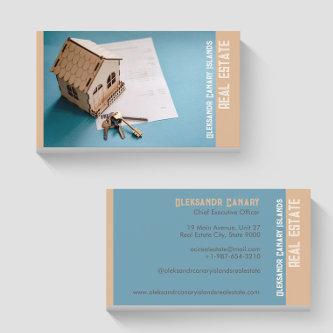 Miniature Home, Keys and Document Real Estate