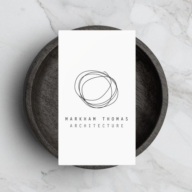 Minimal and Modern Designer Scribble Logo