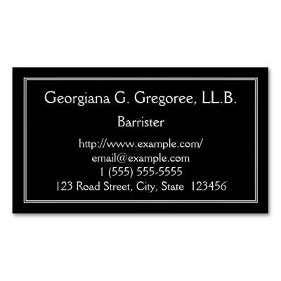 Minimal and Simple Barrister Magnet