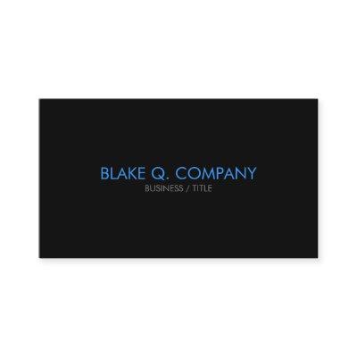 Minimal Black Professional