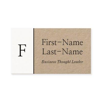 Minimal Business Thought Leader Profile Card