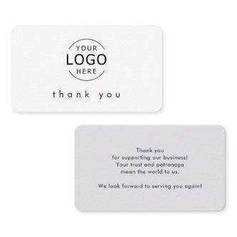 Minimal Corporate Business Thank You Card