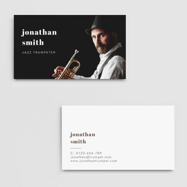 Minimal Custom Photo Professional Musician Modern