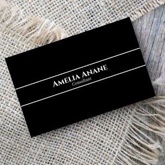 Minimal Elegant Black & White Professional Script