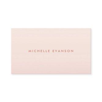 Minimal Elegant Blush Pink Gradient Professional