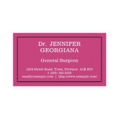 Minimal General Surgeon