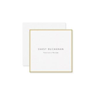 Minimal Gold Frame Square