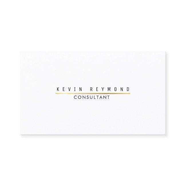 Minimal Information on Elegant White Professional