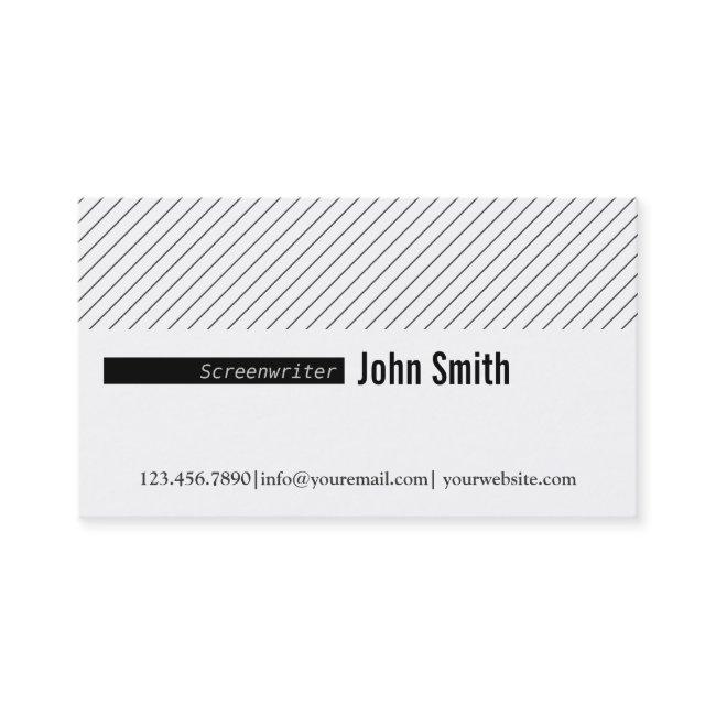 Minimal Lines Screenwriter