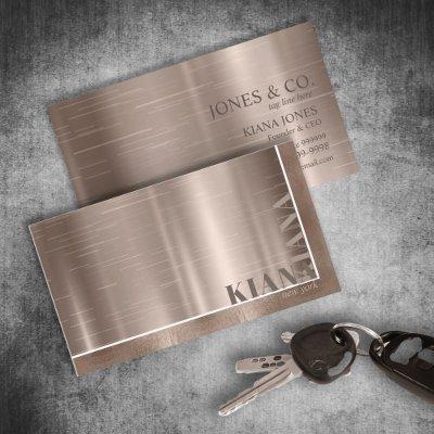 Minimal Metal Sheen & Foil Bronze Std ID791