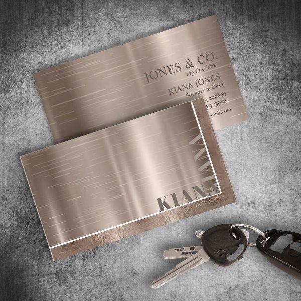 Minimal Metal Sheen & Foil Bronze Std ID791