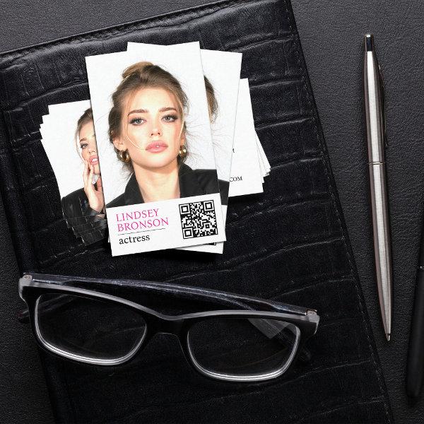 Minimal Modern Actress's Signature Headshot