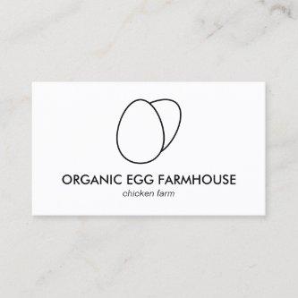 Minimal Modern Eggs Farmhouse