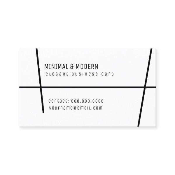 minimal & modern elegant minimalist white