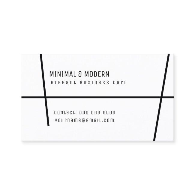 minimal & modern elegant minimalist white
