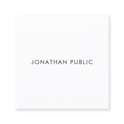 Minimal Modern Luxury Simple Template Professional Square