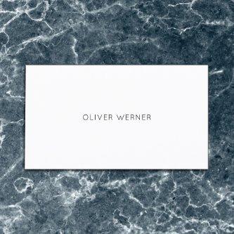 Minimal of the Minimalist Elegant White