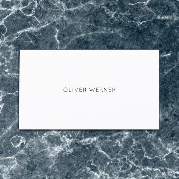 Minimal of the Minimalist Elegant White