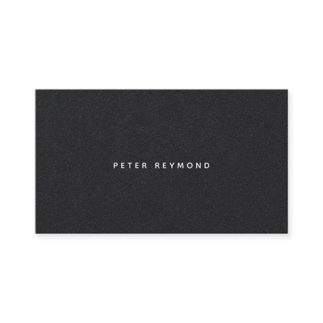 minimal of the minimalist style black