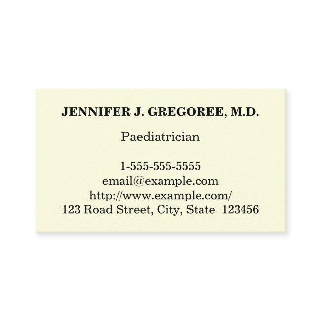 Minimal Paediatrician