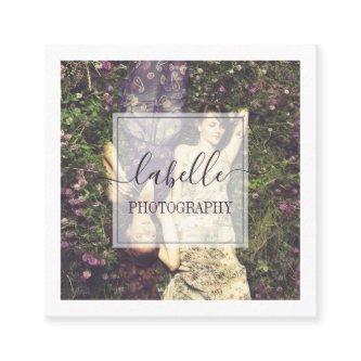 Minimal Photo Frame & Elegant Script Square