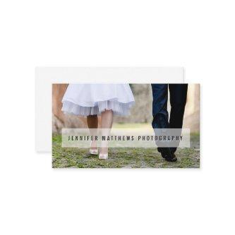 Minimal Photo Overlay Simple Text | Photographer