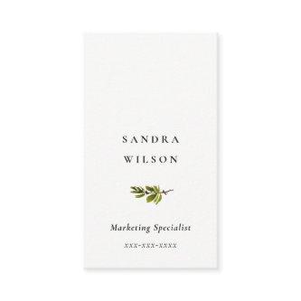 Minimal Pine Branch Foliage Stud Earring Display