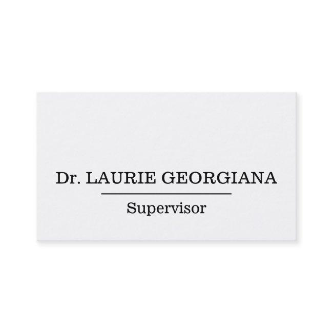 Minimal, Professional