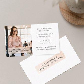 Minimal & Professional Employee Business Photo