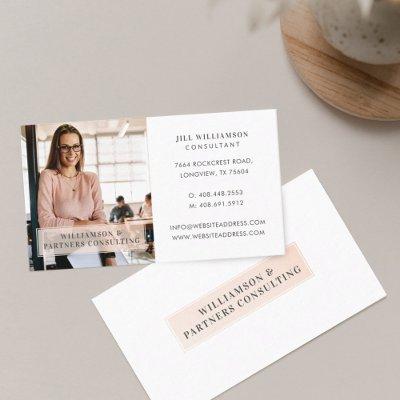 Minimal & Professional Employee Business Photo
