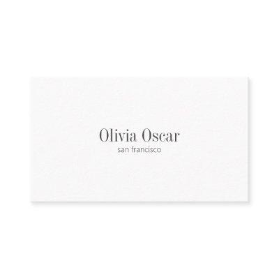 Minimal Simple Black White Modern Professional