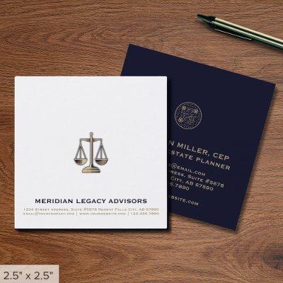 Minimal Simple Lawyer QR Code  Square